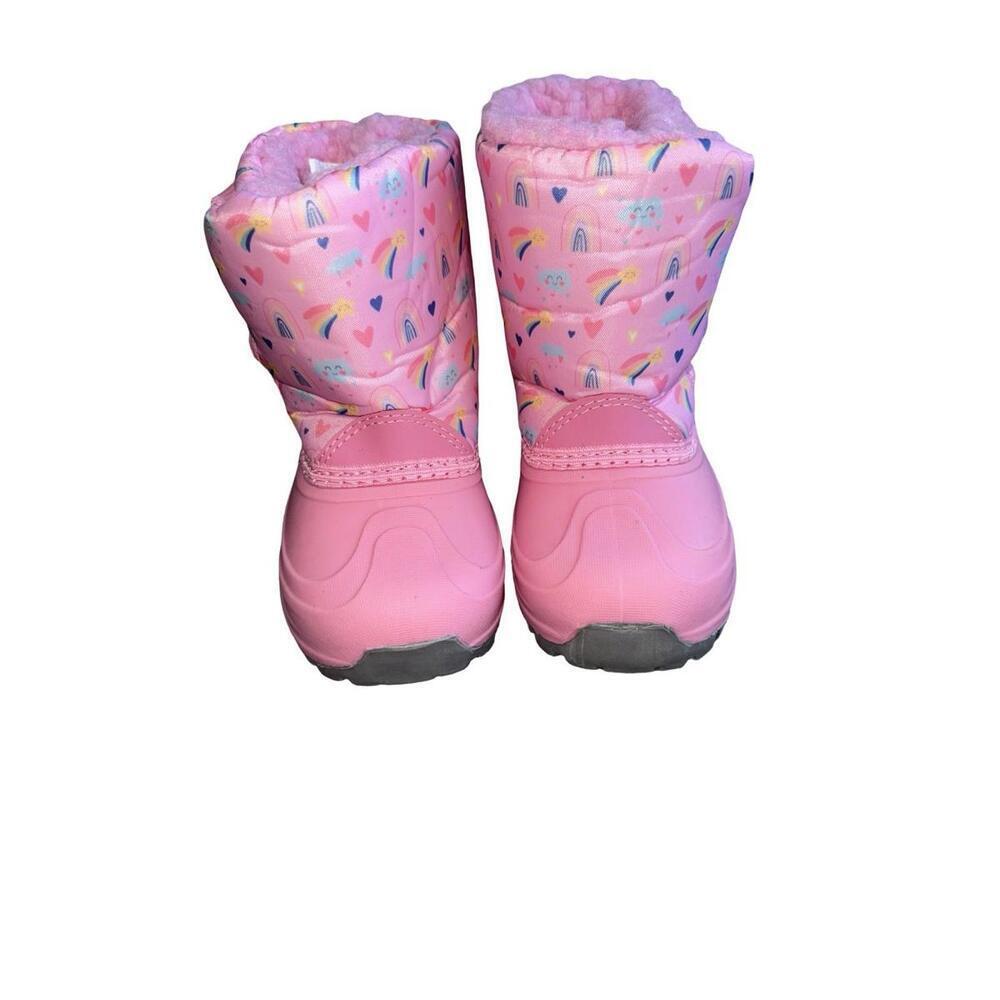 US Sports Pink Boots For Kids Girl Size 8. New Without Box - Picture 3 of 5
